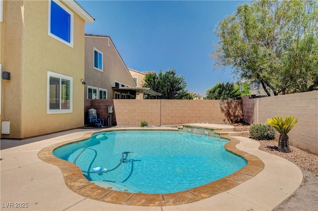 4208 Falcons Flight Ave, North Las Vegas, NV 89084 - view of pool with a fenced backyard and a patio