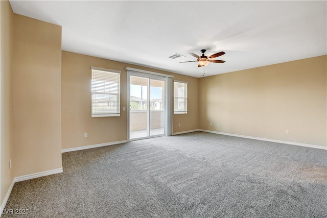 4208 Falcons Flight Ave, North Las Vegas, NV 89084 - carpeted spare room featuring ceiling fan and baseboards