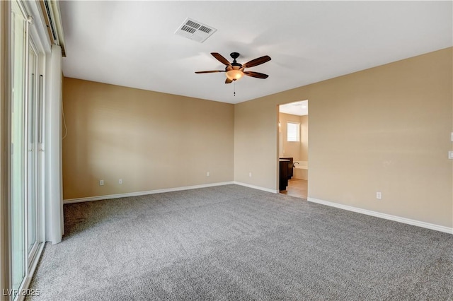 4208 Falcons Flight Ave, North Las Vegas, NV 89084 - carpeted empty room featuring a ceiling fan and baseboards