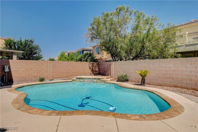 4208 Falcons Flight Ave, North Las Vegas, NV 89084 - view of swimming pool featuring a fenced backyard
