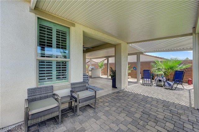 3605 Greenbriar Bluff Ave, North Las Vegas, NV 89081 - view of patio