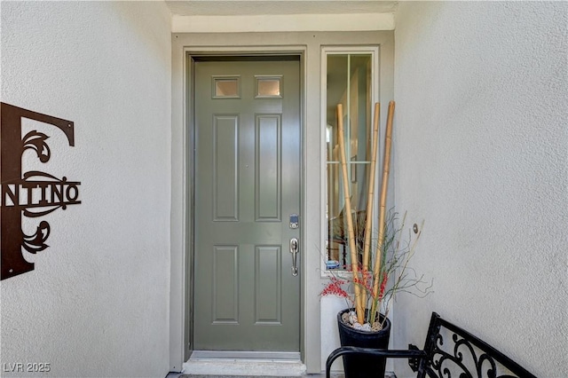 3605 Greenbriar Bluff Ave, North Las Vegas, NV 89081 - property entrance featuring stucco siding