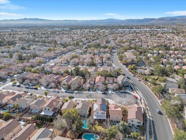 9836 La Vid Ct, Las Vegas, NV 89117 - aerial view of property and surrounding area with nearby suburban area