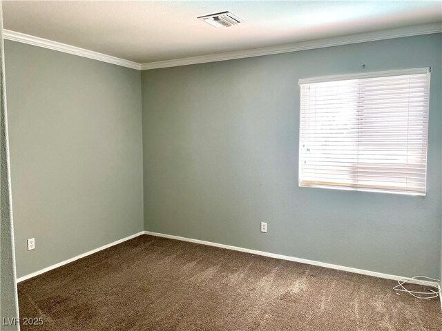 164 Swale Ln, Las Vegas, NV 89144 - carpeted spare room featuring ornamental molding and baseboards