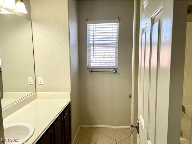 164 Swale Ln, Las Vegas, NV 89144 - bathroom with vanity and tile patterned flooring