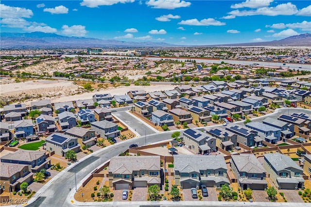 7009 Judith River St, North Las Vegas, NV 89084 - aerial view of residential area featuring mountains