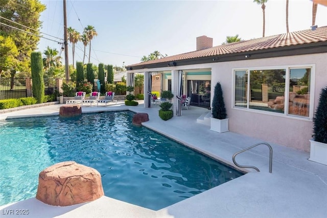 2030 Mohigan Way, Las Vegas, NV 89169 - view of swimming pool featuring a patio area