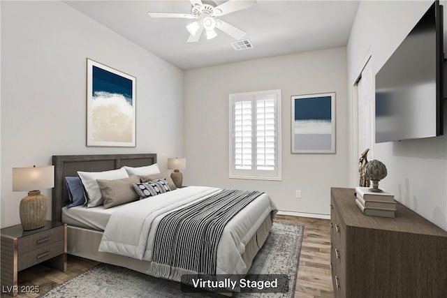 7546 Cooks Meadow St, North Las Vegas, NV 89084 - bedroom with wood finished floors