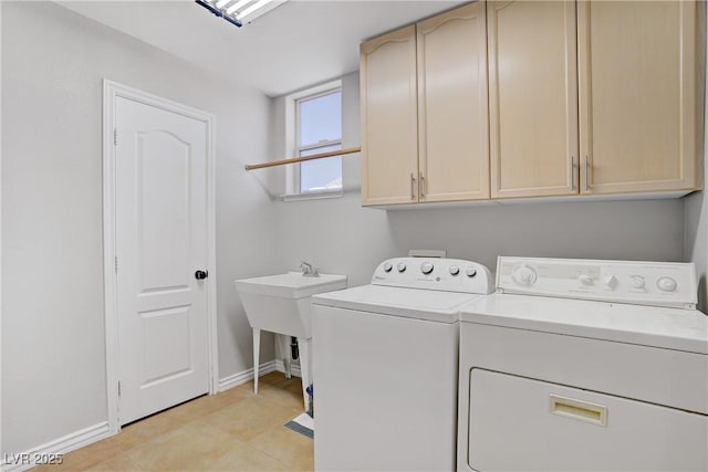 229 Wellspring Ave, Las Vegas, NV 89183 - washroom with cabinet space and washer and clothes dryer