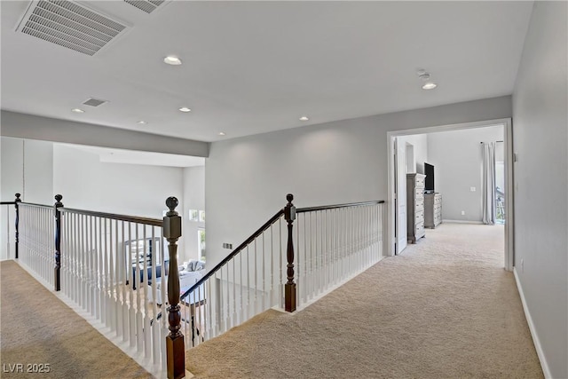 229 Wellspring Ave, Las Vegas, NV 89183 - hallway with carpet flooring and recessed lighting