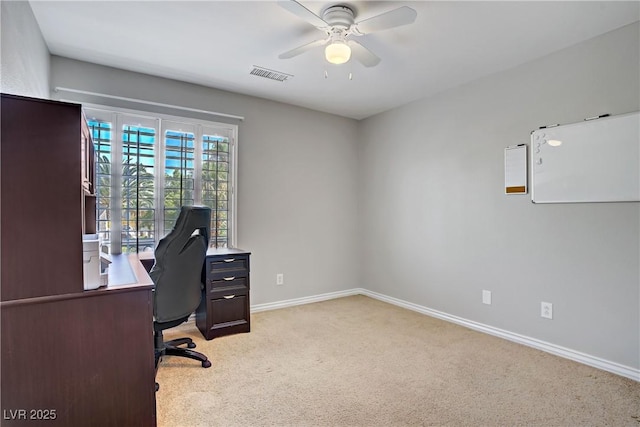 229 Wellspring Ave, Las Vegas, NV 89183 - unfurnished office featuring carpet floors and a ceiling fan