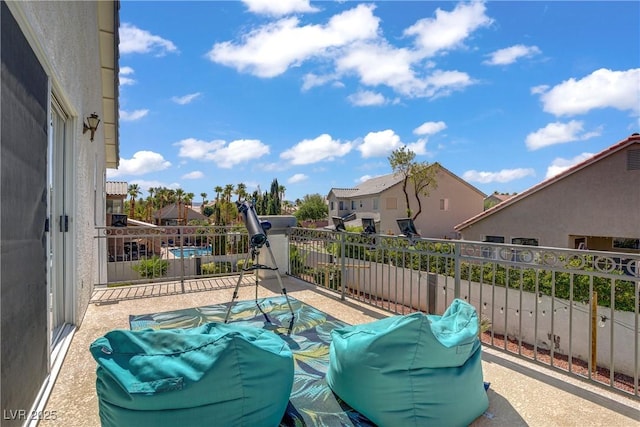 229 Wellspring Ave, Las Vegas, NV 89183 - view of patio / terrace with a residential view