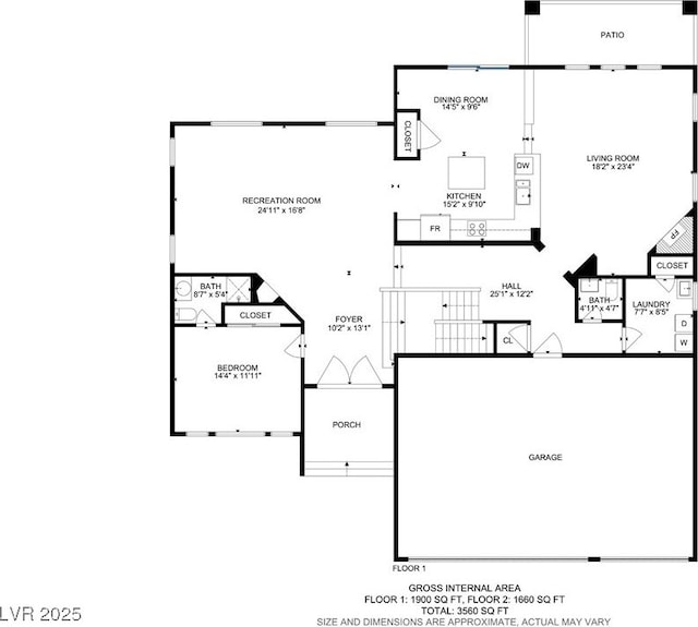 229 Wellspring Ave, Las Vegas, NV 89183 - view of floor plan / room layout