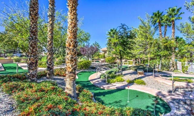 2441 Banora Point Dr, Las Vegas, NV 89134 - surrounding community with an area to practice putting