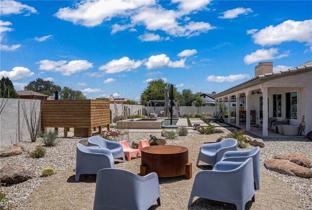 3890 Quadrel St, Las Vegas, NV 89129 - view of patio / terrace