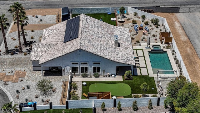 3890 Quadrel St, Las Vegas, NV 89129 - aerial view of property and surrounding area
