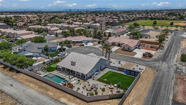 3890 Quadrel St, Las Vegas, NV 89129 - aerial perspective of suburban area