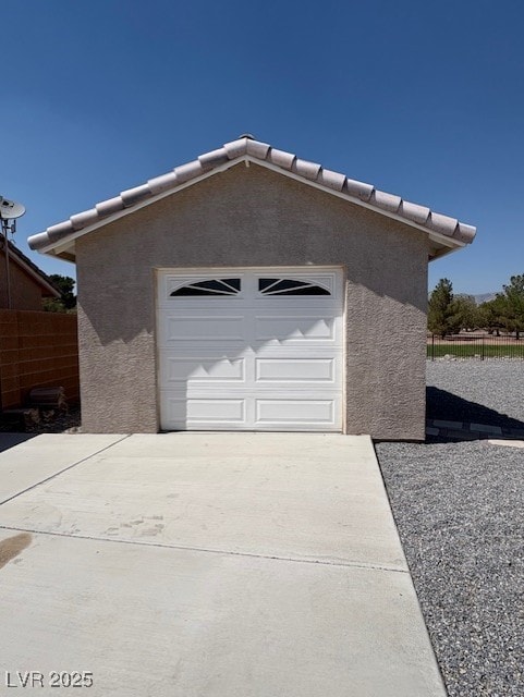 5210 E Chasemoor St, Pahrump, NV 89061 - garage with driveway