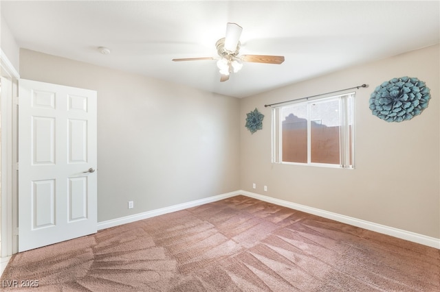 1442 Big Tree Ave, North Las Vegas, NV 89031 - spare room featuring carpet, ceiling fan, and a smoke detector