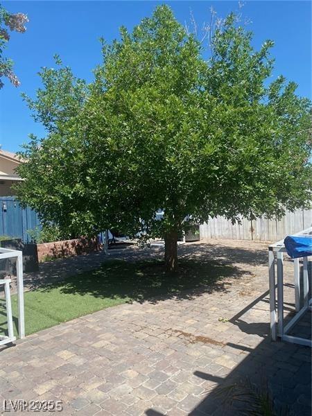 1841 Skywood Way, Las Vegas, NV 89142 - view of yard featuring a patio area