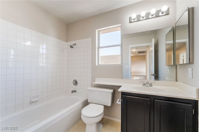 258 Horizon Pointe Cir, Henderson, NV 89012 - bathroom with vanity, shower / washtub combination, and tile patterned floors