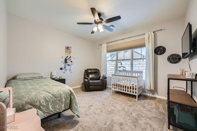 2458 Tour Edition Dr, Henderson, NV 89074 - bedroom with carpet and ceiling fan