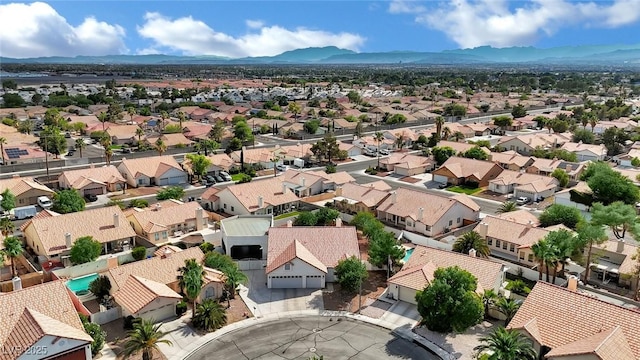 4423 Sophia Way N, Las Vegas, NV 89032 - aerial view of residential area featuring mountains
