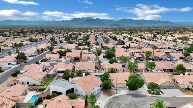 4423 Sophia Way N, Las Vegas, NV 89032 - aerial view of residential area with mountains