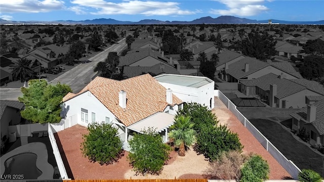 4423 Sophia Way N, Las Vegas, NV 89032 - aerial view of residential area with mountains