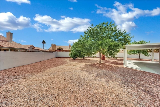 4423 Sophia Way N, Las Vegas, NV 89032 - fenced backyard with a patio area