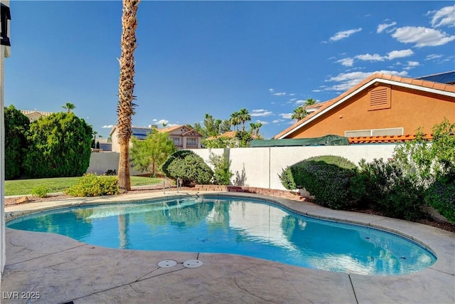 9520 Silver Frost St, Las Vegas, NV 89123 - view of pool featuring a fenced backyard