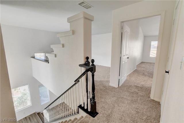 9520 Silver Frost St, Las Vegas, NV 89123 - stairs featuring carpet flooring and healthy amount of natural light