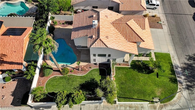9520 Silver Frost St, Las Vegas, NV 89123 - view of subject property with a pool area