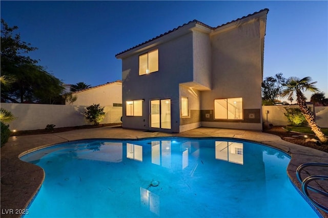 9520 Silver Frost St, Las Vegas, NV 89123 - view of swimming pool featuring a fenced backyard and a patio