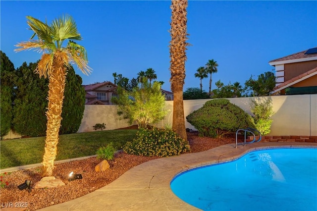 9520 Silver Frost St, Las Vegas, NV 89123 - view of swimming pool with a fenced backyard