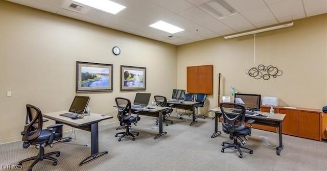 2425 Sky Watcher St, Henderson, NV 89044 - home office with light carpet and baseboards