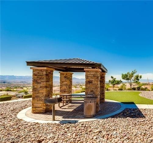 2425 Sky Watcher St, Henderson, NV 89044 - surrounding community featuring a gazebo and a mountain view