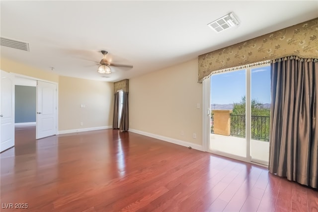 1152 Highbury Grove St, Henderson, NV 89002 - spare room featuring wood finished floors and a ceiling fan