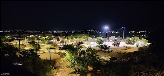 1152 Highbury Grove St, Henderson, NV 89002 - aerial view at twilight