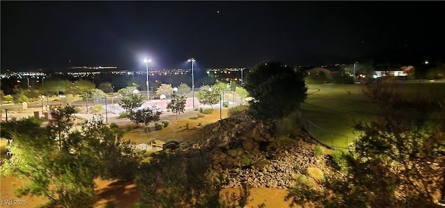1152 Highbury Grove St, Henderson, NV 89002 - aerial view at night