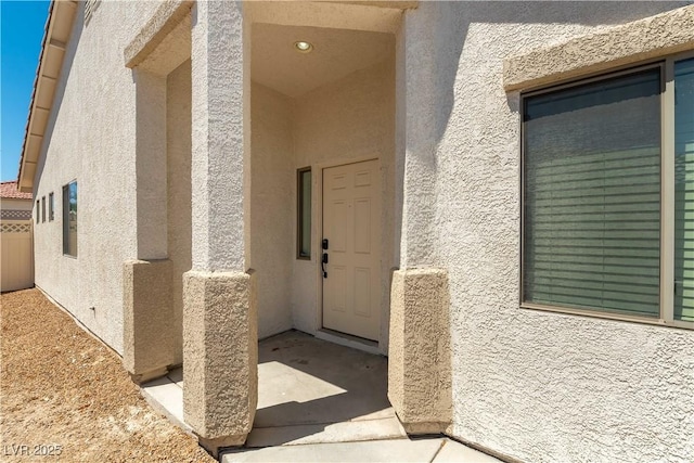 625 Bright Lights Ave, North Las Vegas, NV 89031 - entrance to property featuring stucco siding