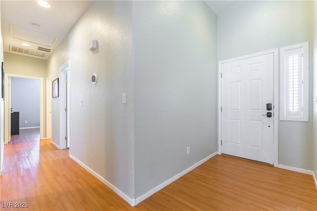 625 Bright Lights Ave, North Las Vegas, NV 89031 - entrance foyer featuring light wood-style floors and baseboards