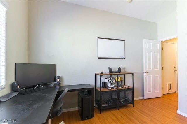 625 Bright Lights Ave, North Las Vegas, NV 89031 - home office featuring light wood-type flooring and plenty of natural light