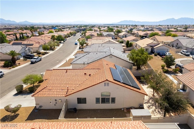 625 Bright Lights Ave, North Las Vegas, NV 89031 - aerial view of residential area featuring a mountainous background