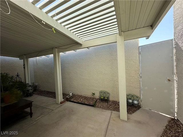 5449 Bugle Way Unit 105, Las Vegas, NV 89108 - view of patio / terrace with a pergola