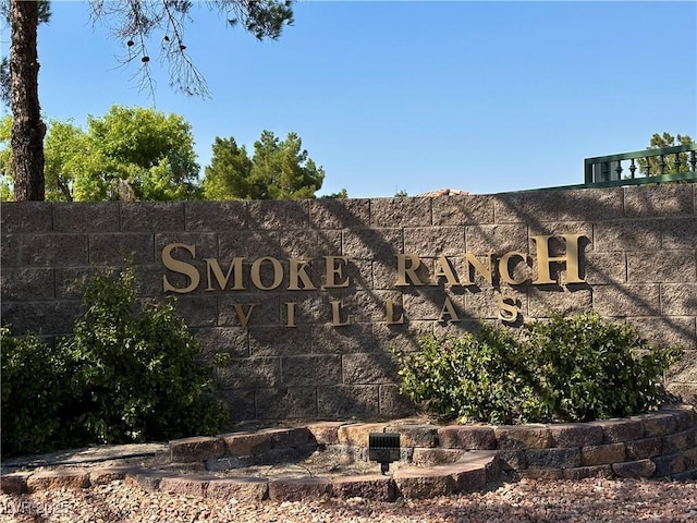 5449 Bugle Way Unit 105, Las Vegas, NV 89108 - view of community / neighborhood sign
