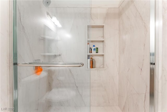 6312 Beige Bluff St Unit 102, North Las Vegas, NV 89081 - full bath featuring a marble finish shower