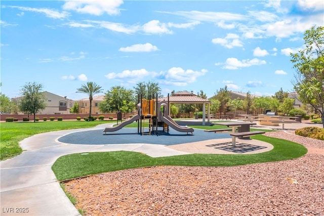 6312 Beige Bluff St Unit 102, North Las Vegas, NV 89081 - community play area with a lawn