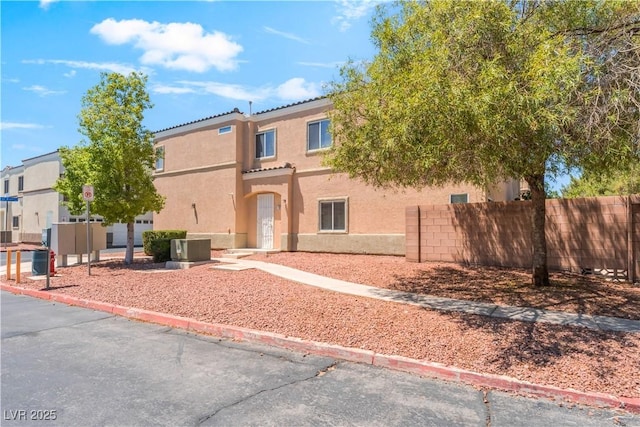 6312 Beige Bluff St Unit 102, North Las Vegas, NV 89081 - view of front facade with stucco siding