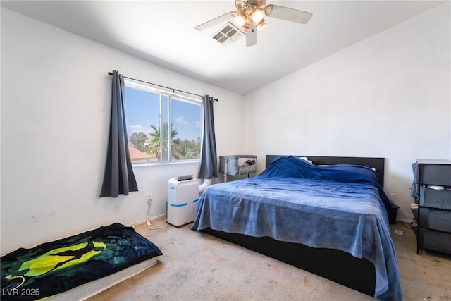 4062 W El Campo Grande Ave, North Las Vegas, NV 89031 - carpeted bedroom with ceiling fan and baseboards